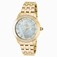 Invicta Mother Of Pearl Dial Fixed Gold-plated Set With Crystals Band Watch #20313 (Women Watch)