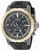 Invicta Black Dial Silicone Watch #20454 (Men Watch)