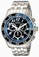 Invicta Black Dial Stainless Steel Band Watch #20478 (Men Watch)