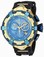 Invicta Bolt Quartz Chronograph Day Date Black Silicone Watch # 21368 (Men Watch)