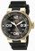 Invicta Pro Diver Quartz Analog Date Black Silicone Watch # 21521 (Men Watch)