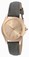 Invicta Rose Gold Dial Leather Band Watch #21585 (Women Watch)