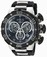 Invicta Black Dial Stainless Steel Watch #21639 (Men Watch)