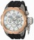 Invicta Russian Diver Quartz Chronograph Date Black Silicone Watch # 21679 (Men Watch)
