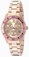 Invicta Rose Gold Dial Stainless Steel Band Watch #21774 (Women Watch)