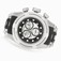 Invicta Black White Dial Silicone Rubber Band Watch #21808 (Men Watch)