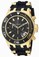 Invicta Subaqua Quartz Chronograph Day Date Black Silicone Watch # 22364 (Men Watch)