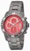 Invicta Red Dial Titanium Band Watch #22462 (Men Watch)