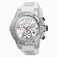 Invicta Speedway Quartz Chronograph Day Date White Silicone Watch # 22511 (Men Watch)