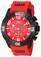 Invicta Pro Diver Red Dial Chronograph Red Silicone Watch # 22700 (Men Watch)