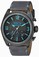 Invicta Aviator Quartz Chronograph Grey Leather Watch # 22987 (Men Watch)