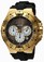 Invicta Excursion Black Dial Chronograph Date Black Silicone Watch # 23043 (Men Watch)