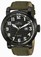 Invicta Aviator Automatic Date Green Rifle Canvas Strap Watch # 23075 (Men Watch)