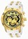Invicta Gold Dial Stainless Steel Band Watch #23424 (Men Watch)