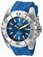 Invicta Pro Diver Quartz Blue Dial Date Blue Polyurethane Watch # 23733 (Men Watch)