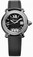 Chopard Quartz Ceramic Black Dial Black Rubber Band Watch #288507-9018 (Women Watch)