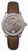 Glashutte Original Automatic Stainless Steel Brown Dial Satin Brown Band Watch #39-22-06-22-44 (Women Watch)
