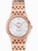 Omega 27.4mm Prestige Quartz White Mother Of Pearl Dial Rose Gold Case With Rose Gold Bracelet