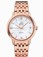 Omega 32.7mm Prestige Co-Axial White Mother Of Pearl Dial Rose Gold Case With Rose Gold Bracelet Watch #424.50.33.20.05.002 (Women Watch)