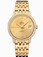 Omega 32.7mm Prestige Co-Axial Champagne Gold Dial Yellow Gold Case, Diamonds With Yellow Gold Bracelet Watch #424.55.33.20.58.001 (Women Watch)