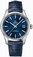 Omega Blue Dial Crocodile Leather Band Watch #433.33.41.21.03.001 (Men Watch)