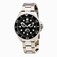 Invicta Black Dial Stainless Steel Band Watch #7024 (Men Watch)