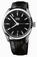 Oris Automatic Stainless Steel Black Dial Black Crocodile Leather Band Watch #73376424054LS (Men Watch)