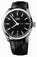 Oris Artix Date Automatic Black Dial Black Leather Watch# 73376424054LSFC (Men Watch)