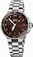 Oris Brown-diamond Dial Stainless Steel Band Watch #73376524192MB (Men Watch)