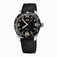 Oris Black Dial Rubber Band Watch #73377074064RS (Men Watch)