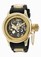 Invicta Russian Diver Mechanical Hand Wind Black Polyurethane Watch #80117 (Men Watch)