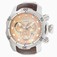Invicta Pink Dial Leather Watch #80695 (Men Watch)