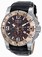 Invicta Exursion Chronograph Date Black Leather Watch # 80713 (Men Watch)