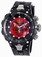 Invicta Venom Quartz Chronograph Date Black Rubber Watch # 80740 (Men Watch)