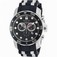 Invicta Black Dial Rubber Watch #90082 (Men Watch)