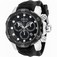 Invicta Black Dial Silicone Watch #90150 (Men Watch)