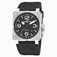 Bell & Ross Swiss-Automatic Dial color Black Watch # BR-03-92-STEEL (Men Watch)