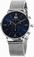 Maurice Lacroix Blue Dial Stainless Steel Band Watch #EL1088-SS002-410-1 (Men Watch)