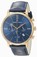 Maurice Lacroix Blue Dial Yellow Gold Band Watch #EL1098-PVP01-411-1 (Men Watch)