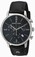 Maurice Lacroix Quartz Chronograph Date Black Leather Watch # EL1098-SS001-310-1 (Men Watch)