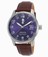 Invicta Blue Dial Pig Skin Leather Band Watch #INVICTA-15254 (Men Watch)
