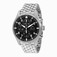 IWC Black Dial Stainless Steel Band Watch #IW377710 (Men Watch)