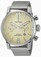 TW Steel Beige Dial Stainless Steel Watch #MB3 (Women Watch)