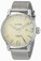 TW Steel Beige Dial Stainless Steel Band Watch #MB5 (Men Watch)