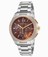 Maurice Lacroix Brown Dial Stainless Steel Band Watch #MLACROIX-MI1057-PVP22-760 (Women Watch)