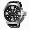 TW Steel Canteen Quartz Chronograph Date Black Leather Watch # STW4R (Men Watch)