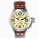 TW Steel Quartz Analog Date Brown Leather Watch # TW1R (Men Watch)