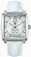 TAG Heuer Monaco Quartz Diamond Dial Diamond Bezel White Alligator Strap Watch #WAW1313.FC6247 (Women Watch)