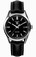 TAG Heuer Carrera Automatic Black Dial Date Black Leather Watch # WV211B.FC6202 (Men Watch)