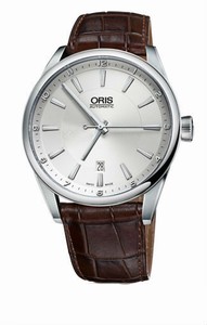 Oris Artx Date Automatic 38 hrs Power Reserve Dark Brown Leather Watch #0173376424031-0752180FC (Men Watch)